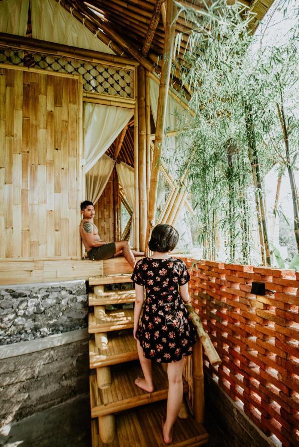 Bird Hills Bamboo House Villa Karangasem Exteriör bild