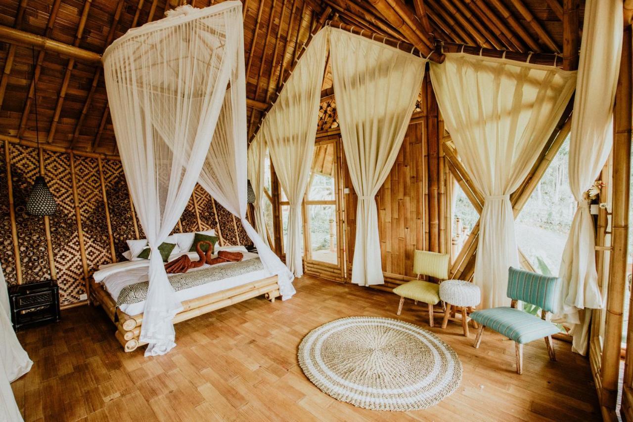 Bird Hills Bamboo House Villa Karangasem Exteriör bild