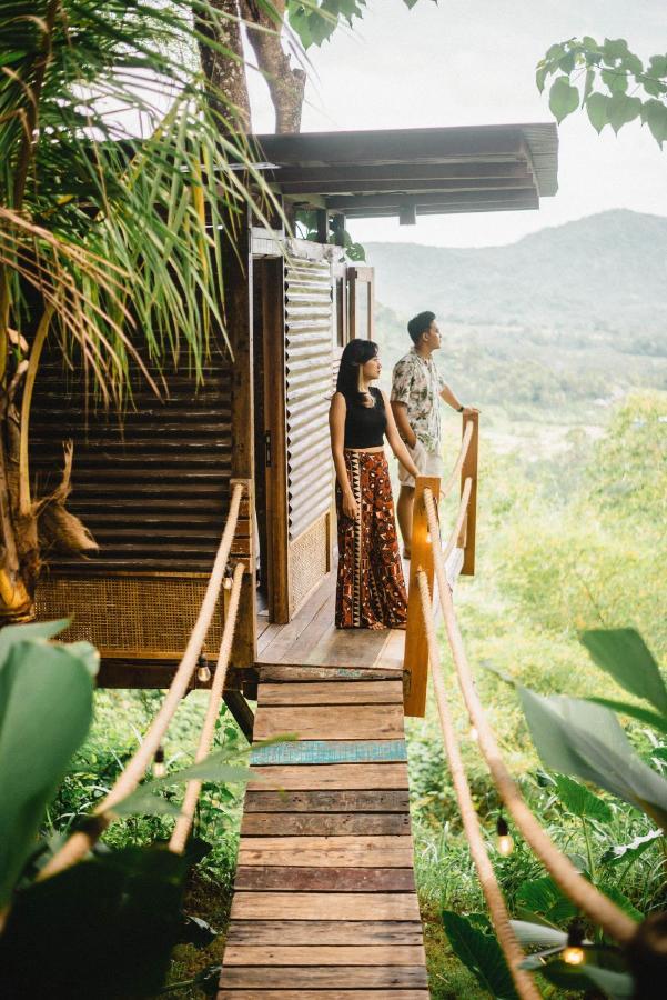 Bird Hills Bamboo House Villa Karangasem Exteriör bild