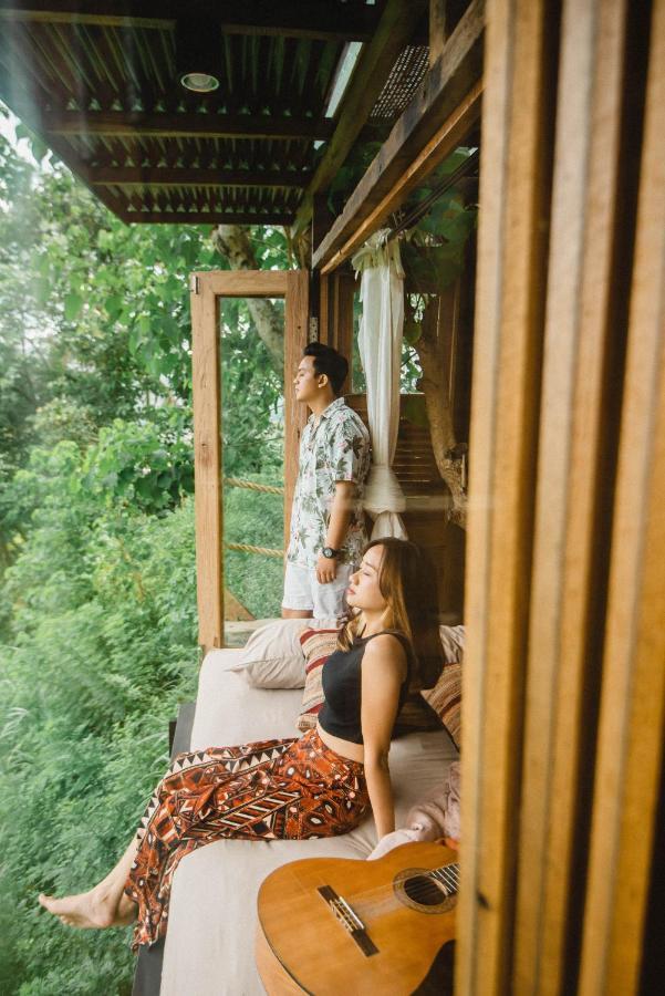 Bird Hills Bamboo House Villa Karangasem Exteriör bild