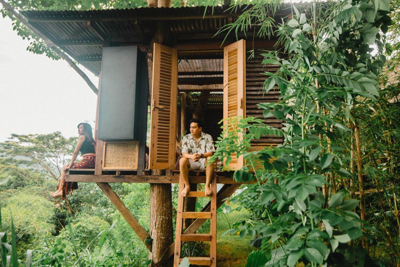 Bird Hills Bamboo House Villa Karangasem Exteriör bild