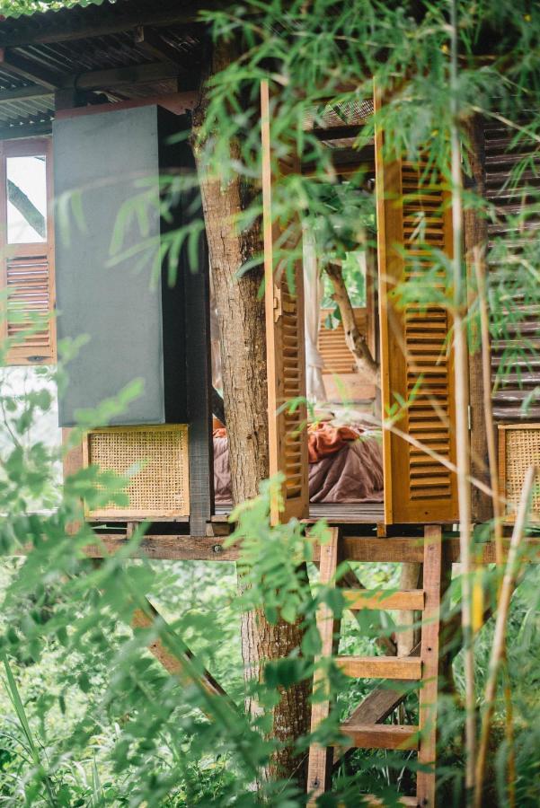 Bird Hills Bamboo House Villa Karangasem Exteriör bild