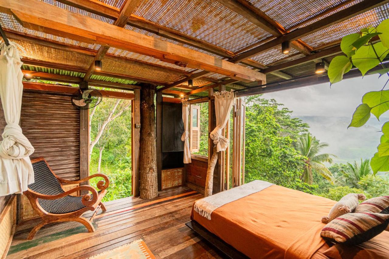 Bird Hills Bamboo House Villa Karangasem Exteriör bild