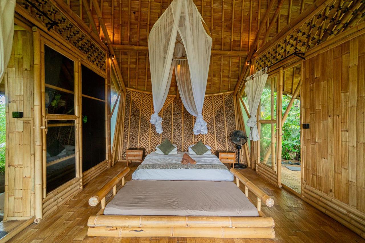 Bird Hills Bamboo House Villa Karangasem Exteriör bild