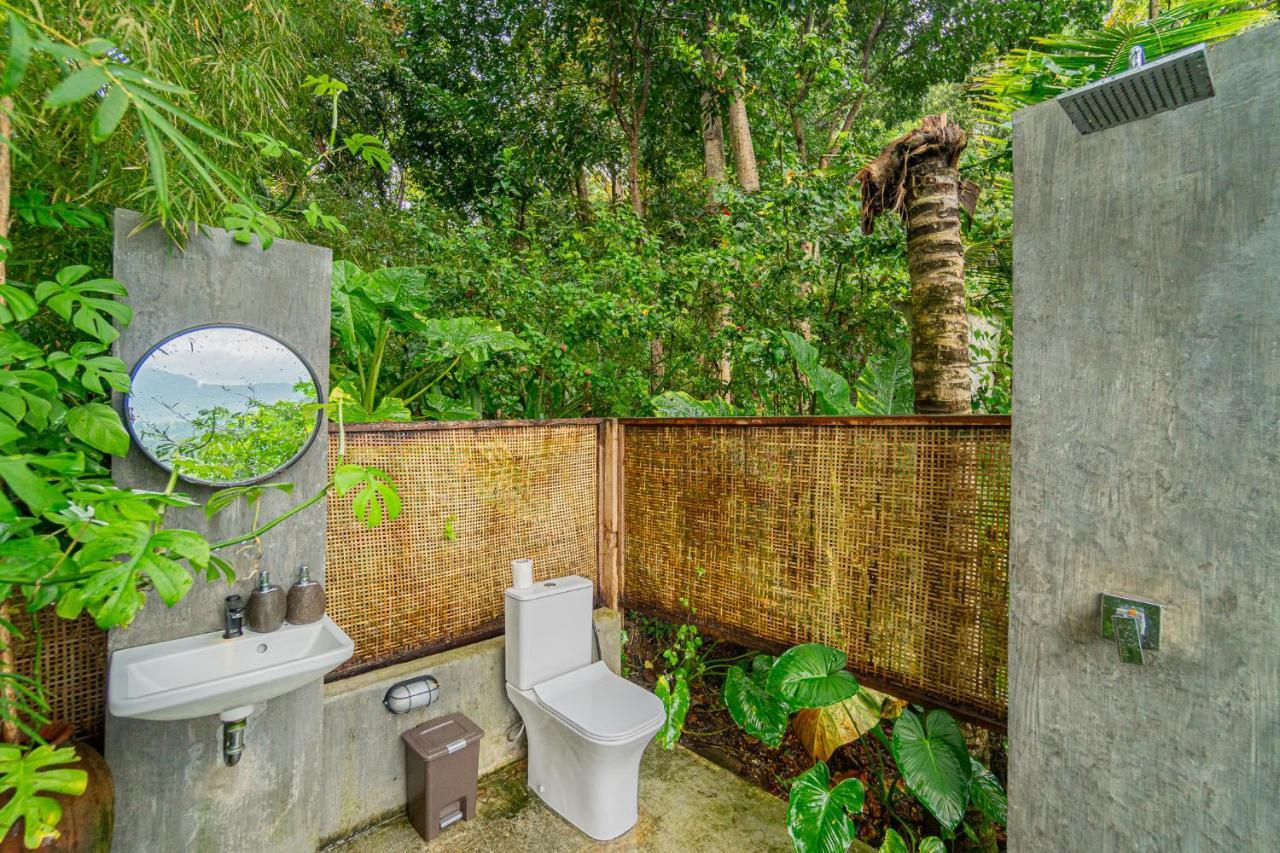 Bird Hills Bamboo House Villa Karangasem Exteriör bild