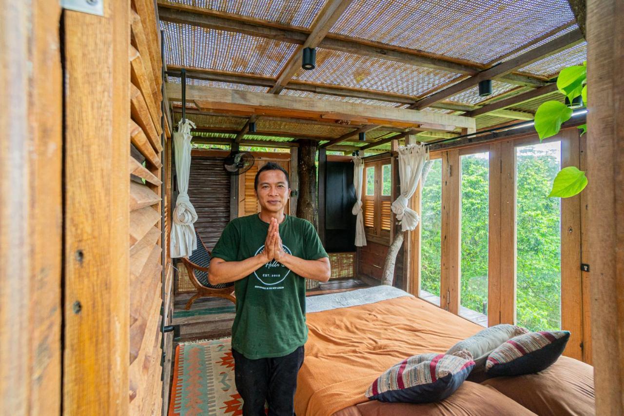 Bird Hills Bamboo House Villa Karangasem Exteriör bild