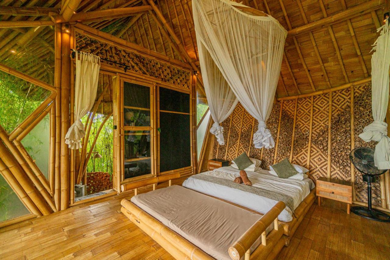 Bird Hills Bamboo House Villa Karangasem Exteriör bild