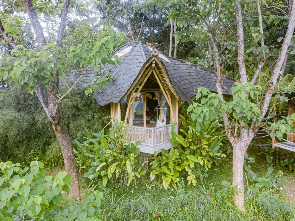 Bird Hills Bamboo House Villa Karangasem Exteriör bild