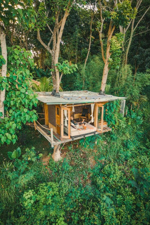 Bird Hills Bamboo House Villa Karangasem Exteriör bild